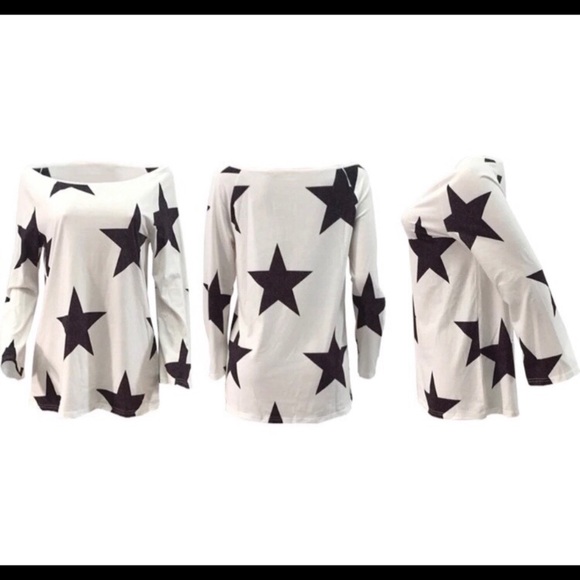 🆕🆒Gorgeous woman pullover,Star pullover top - Picture 4 of 5